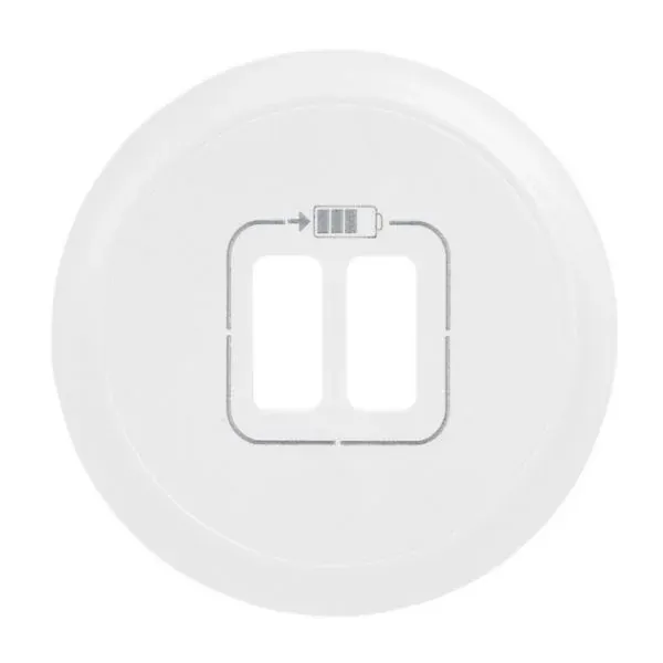 Enjoliveur prise double USB Type-A & Type-C — Céliane blanc — image 1