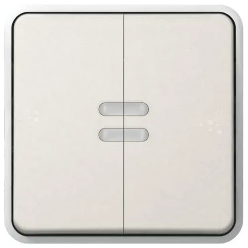 Double poussoir inverseur lumineux — IP55 — image 1