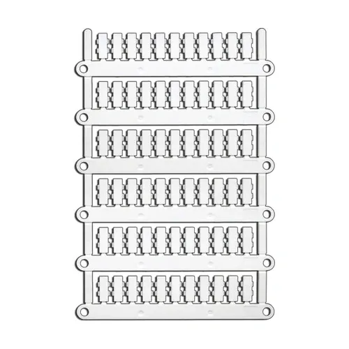 Carte de marquage vierge MC612PA — 6 × 12 mm — lot de 20 — IP20 — image 1
