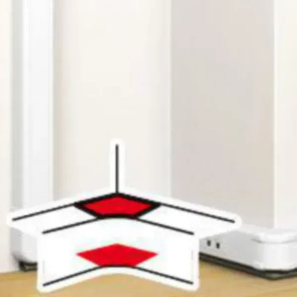 Angle intérieur 90° goulotte 50×80 Mosaic — blanc