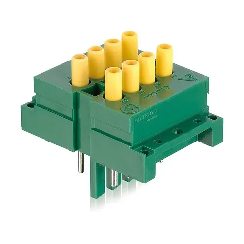 Fiche de courant universelle — blocs de test Essailec — 2 × 4 pôles — Ø 4 mm — image 1