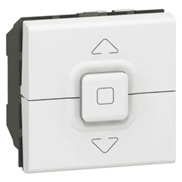 Interrupteur volets roulants — 2 modules — blanc (Mosaic)