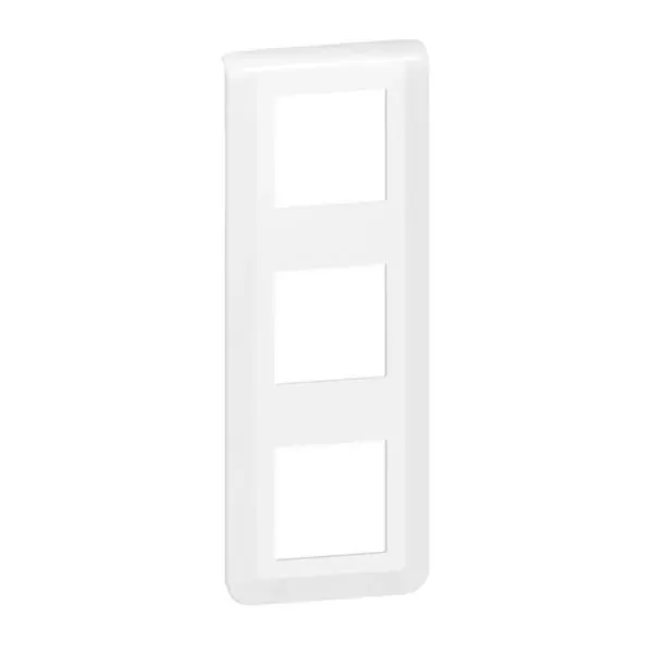 Plaque de finition — 3 rangées × 2 modules (Mosaic) — blanc — image 1