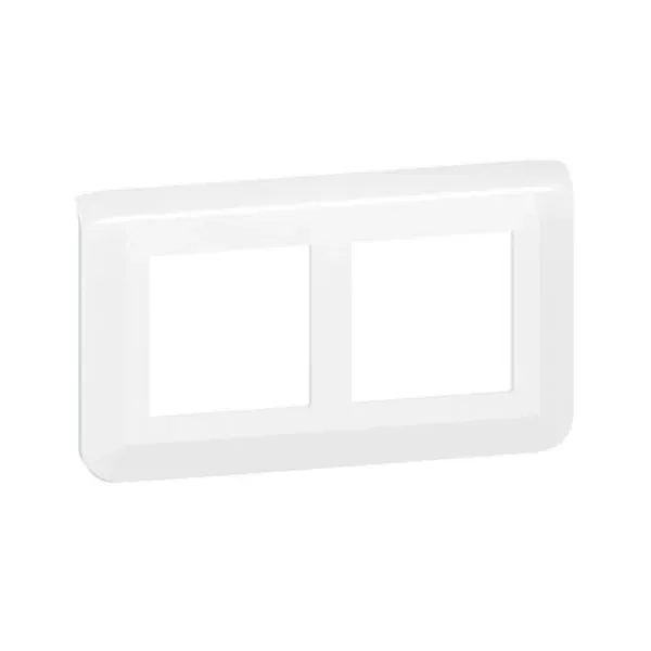 Plaque de finition rénovation Mosaic — 2×2 modules — horizontale — blanc — image 1