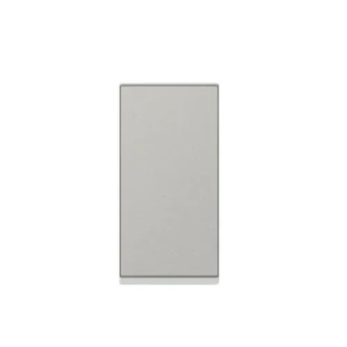 Bouton poussoir 6 A — 1 module Easy‑LED (Mosaic) — aluminium — image 1