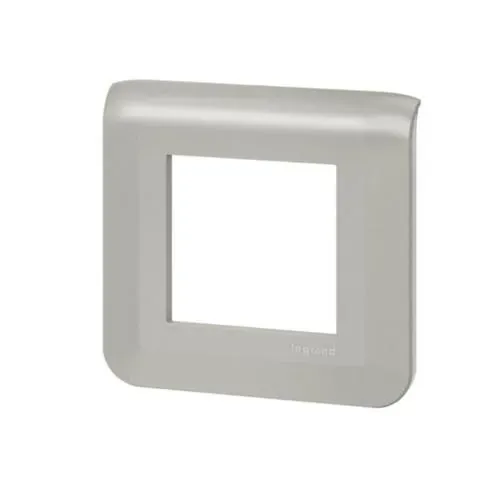 Plaque de finition Mosaic — 1 rangée × 2 modules — aluminium — image 1