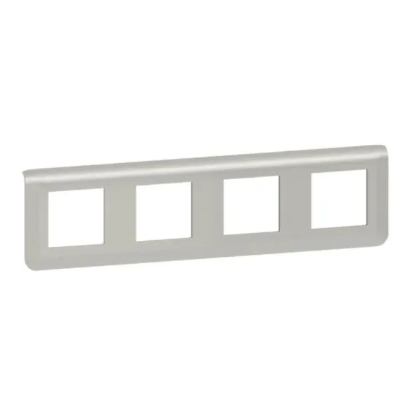 Plaque de finition horizontale Mosaic pour 4×2 modules — aluminium — image 1
