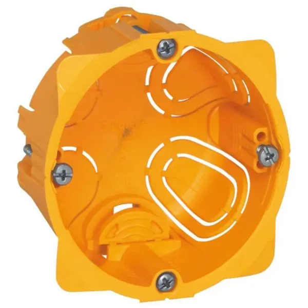 Boîte d'encastrement cloisons sèches Ø67 — 1 poste — profondeur 40 mm