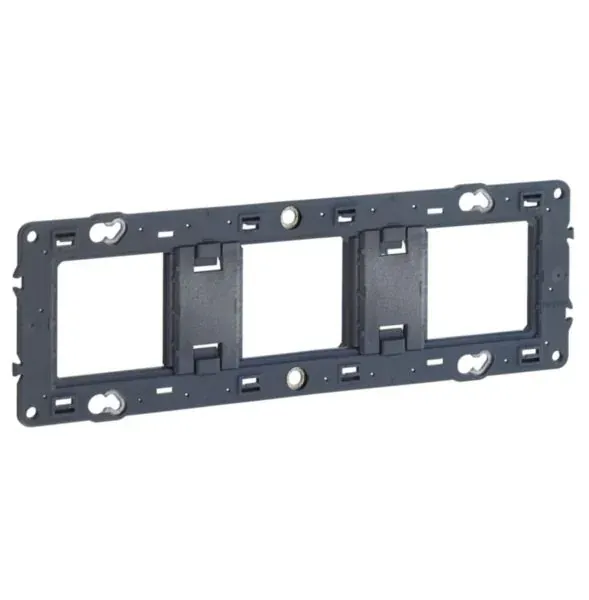 Support universel 3 postes — 1 rangée × 6 modules