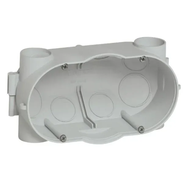 Boîte béton universelle double — 2 postes — profondeur 58 mm — image 1