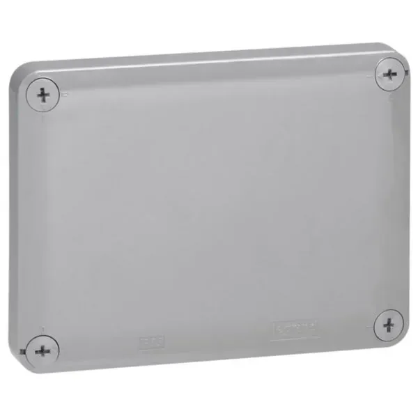 Boîte de dérivation 155×110×74 mm gris/rouge — IP55/IK07 — image 1