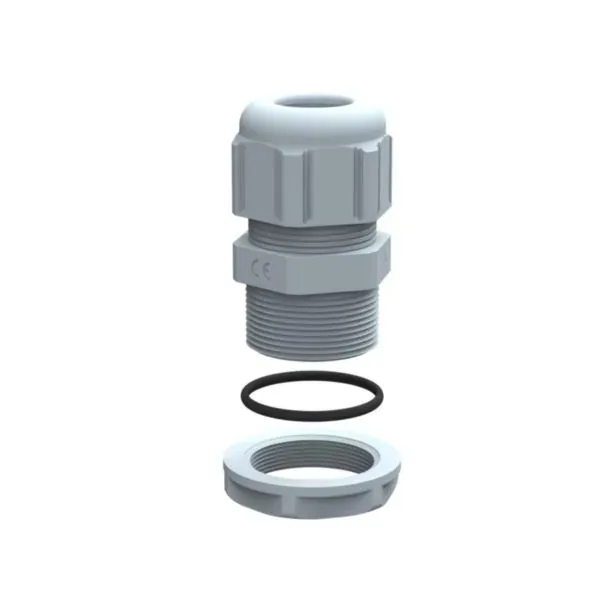 Presse-étoupe plastique PG21 — IP68 — gris — image 1