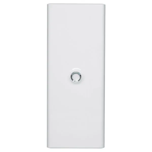 Porte blanche IP40 — IK07 — coffret Drivia 4 rangées × 13 modules