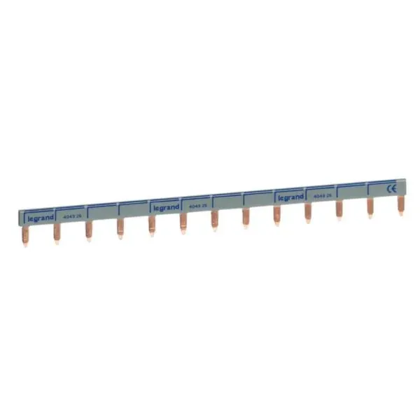 Peigne d'alimentation U+N — 1 rangée × 13 modules — 1P — HX³