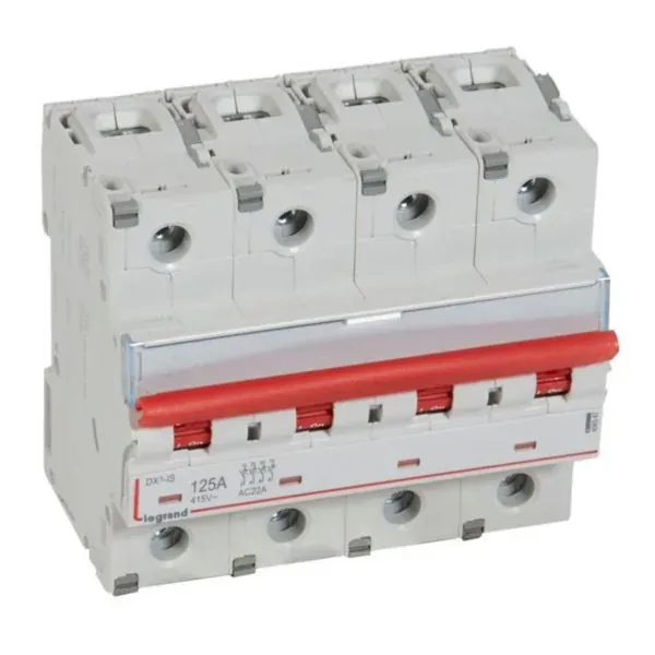 DX³ IS — Interrupteur sectionneur déclenchement 4P 125A — image 1