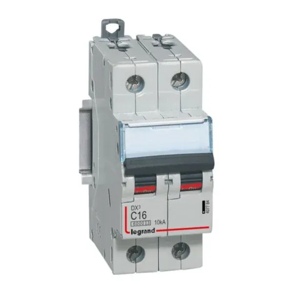 DX³ 6000 — Disjoncteur 2P 16 A courbe C — 10 kA — image 1