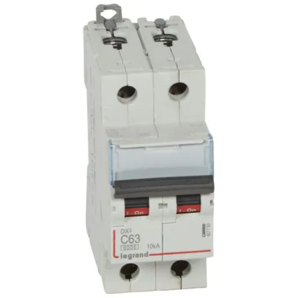 DX³ 6000 — Disjoncteur 2P 63 A courbe C — 10 kA — image 1