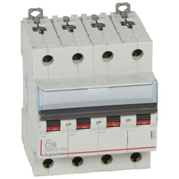 DX³ 6000 — Disjoncteur 4P 16 A courbe C — 10 kA — image 1