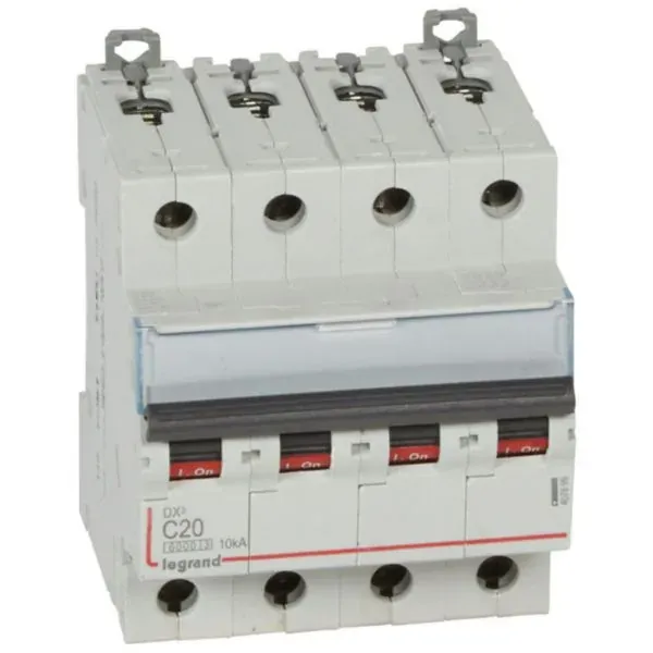 DX³ 6000 — Disjoncteur 4P 20 A courbe C — 10 kA — image 1