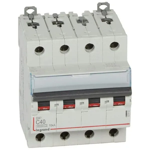 DX³ 6000 — Disjoncteur 4P 40 A courbe C — 10 kA — image 1