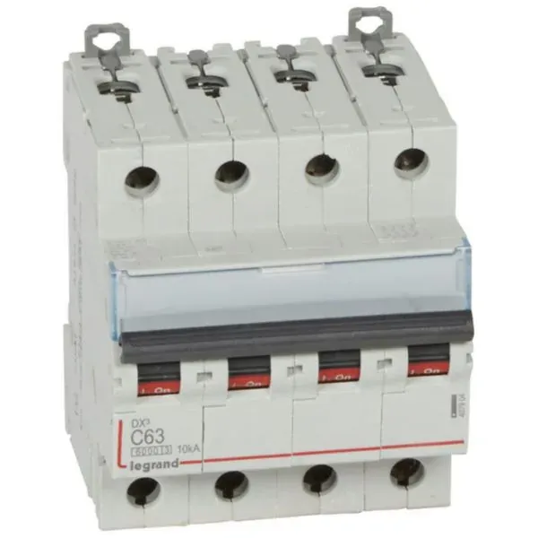 DX³ 6000 — Disjoncteur 4P 63 A courbe C — 10 kA — image 1
