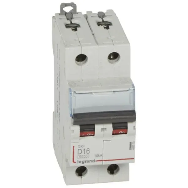 DX³ 6000 — Disjoncteur 2P 16 A courbe D — 10 kA — image 1