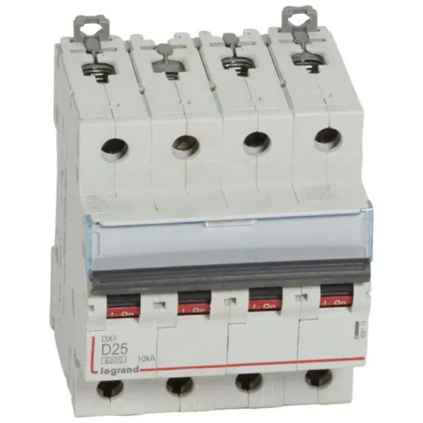 DX³ 6000 — Disjoncteur 4P 25 A courbe D — 10 kA — image 1