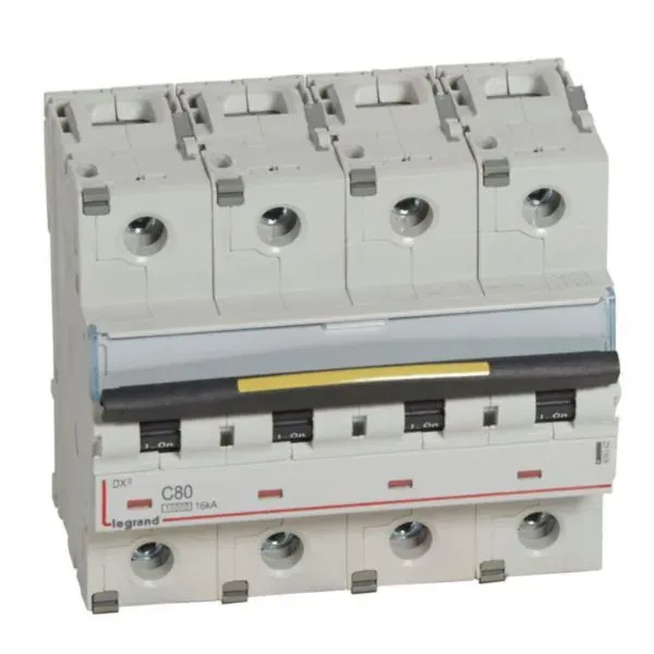 DX³ 10000 — Disjoncteur 4P 80 A courbe C — 16 kA — image 1
