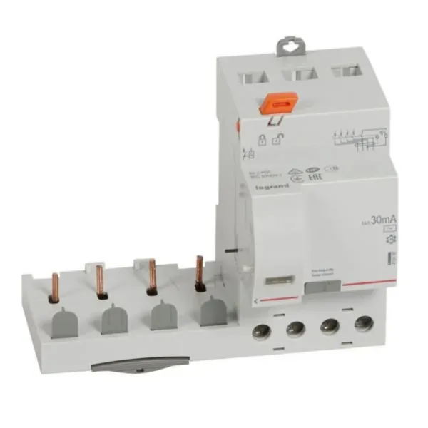 Bloc différentiel adaptable DX³ — 4P 40 A 30 mA Type AC — image 1