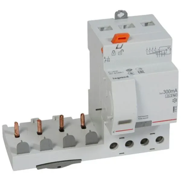 Bloc différentiel adaptable type F — 4P 63 A 300 mA — image 1