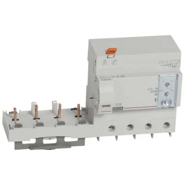 DX³ — Bloc différentiel adaptable type F — 4P 63 A 300 à 1000 mA — image 1