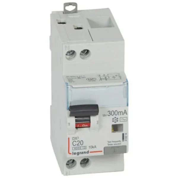 DX³ 6000 — Disjoncteur différentiel 1P+N 20 A courbe C type AC 10 kA — image 1