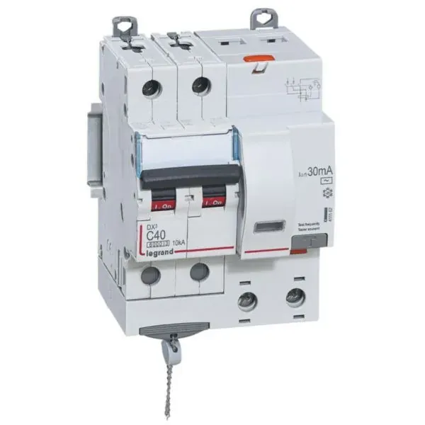 DX³ 6000 — Disjoncteur différentiel 2P 40 A courbe C type AC — 10 kA — image 1