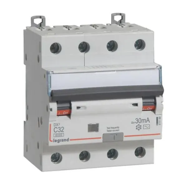 DX³ 6000 — Disjoncteur différentiel 4P 32 A — type AC 30 mA — 10 kA — image 1