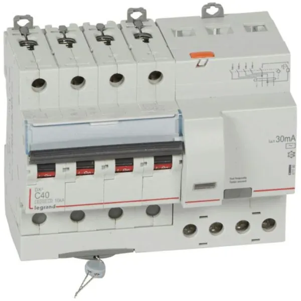 DX³ 6000 — Disjoncteur différentiel 4P 40 A AC 30 mA 10 kA — image 1
