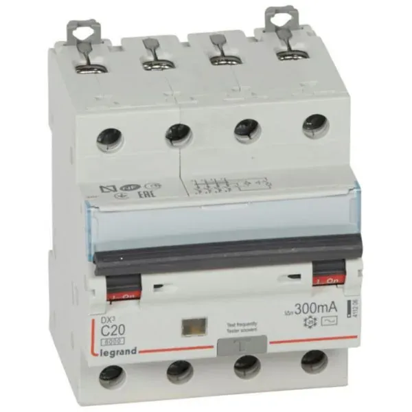 DX³ 6000 — Disjoncteur différentiel 4P 20 A AC 300 mA — image 1