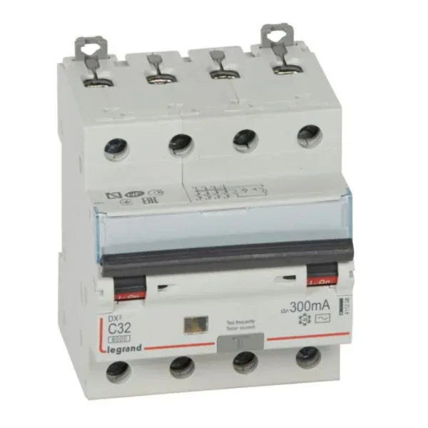 DX³ 6000 — Disjoncteur différentiel 4P 32 A AC 300 mA — 10 kA — image 1