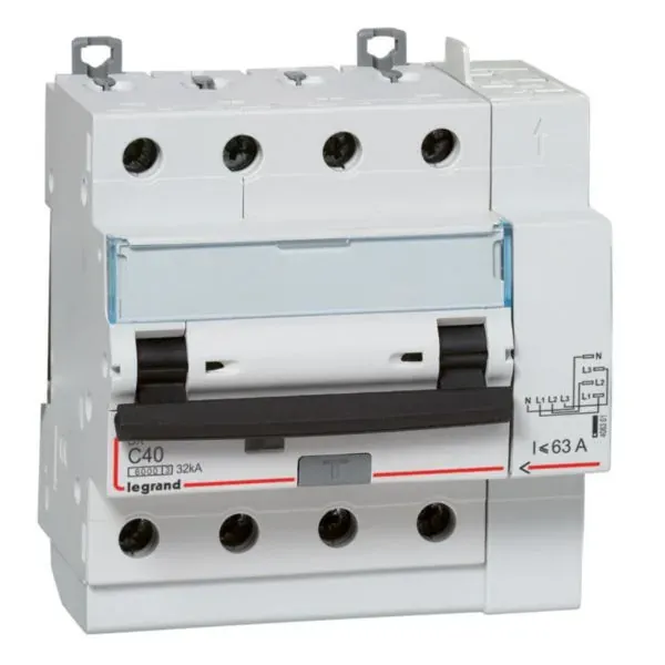 DX³ 6000 — Disjoncteur différentiel 4P 32 A type AC — 10 kA — image 1