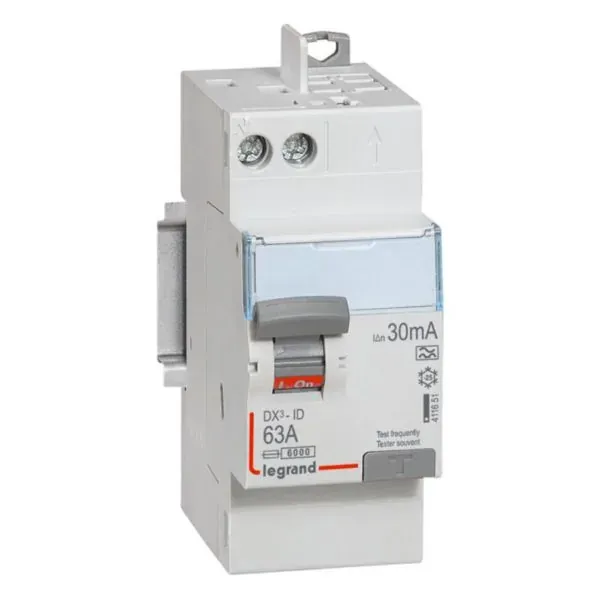 DX³ Interrupteur différentiel — 2P 63 A type A 30 mA