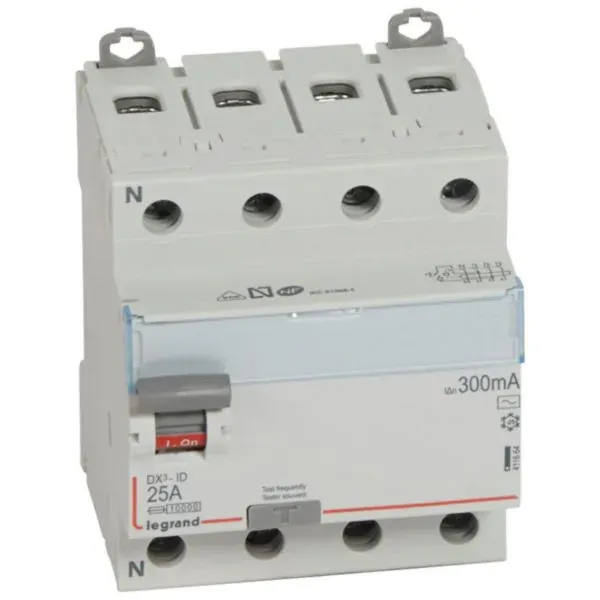DX³ — Interrupteur différentiel 4P 25 A type AC 300 mA — image 1