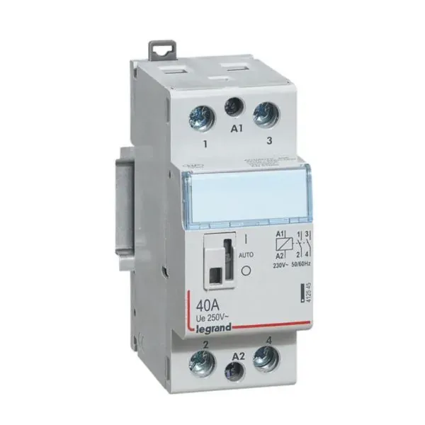 Contacteur de puissance 2P 40 A 230 V~ 2F — 2 modules