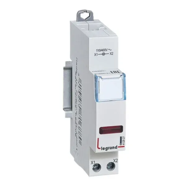 Voyant LED rouge 110…400 V~ — 1 module — image 1