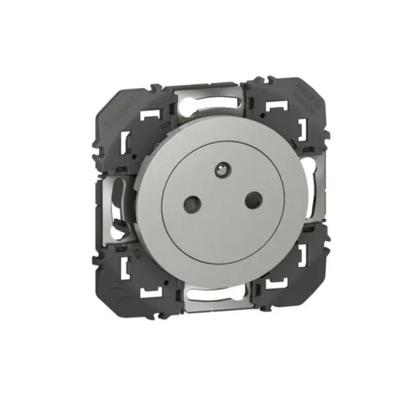 Prise de courant 2P+T Surface dooxie 16 A finition alu