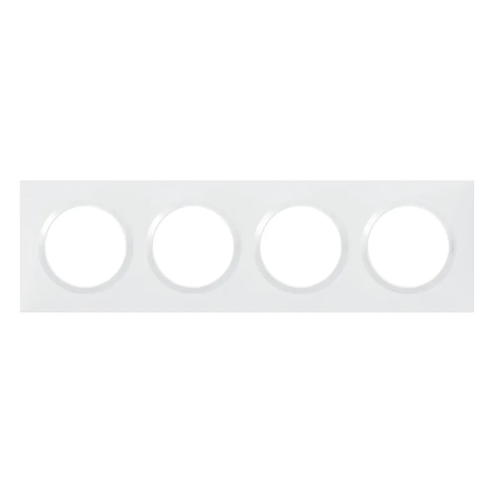 Plaque Dooxie — 4 postes — blanc