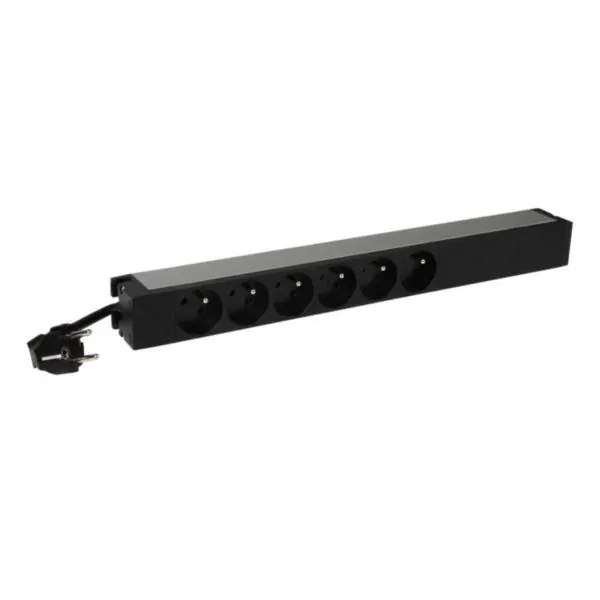 PDU 19″ 1U — 6× prises 2P+T type E (gamme LCS³) — image 1