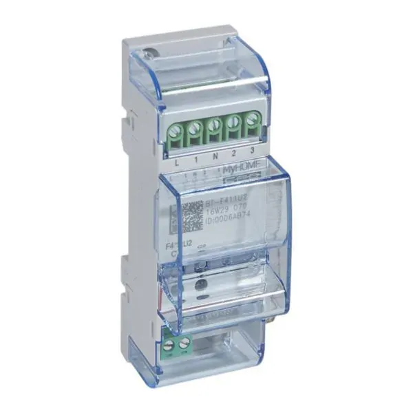 Contrôleur modulaire multi-applications MyHOME_Up 2 sorties 10 A — 2 modules DIN — image 1
