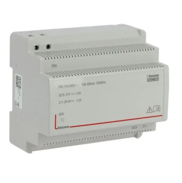 Alimentation BUS SCS — 27 V⎓ 1,2 A — 1 rangée × 6 modules DIN — image 1