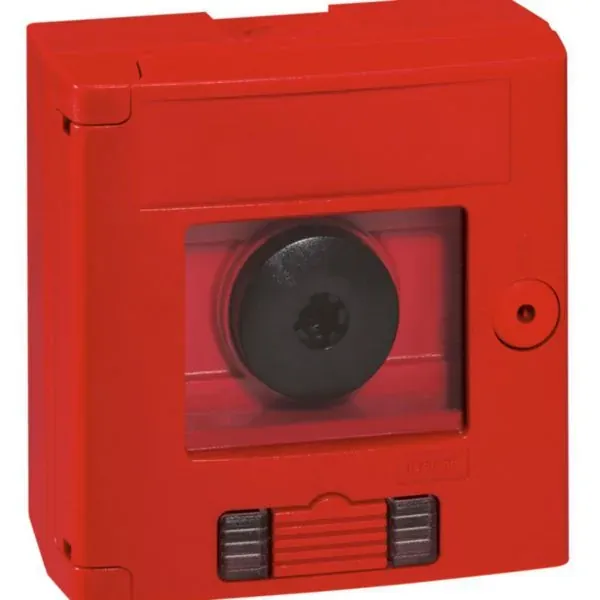 Coffret bris-glace double action IP44 rouge — saillie — 2 voyants — image 1