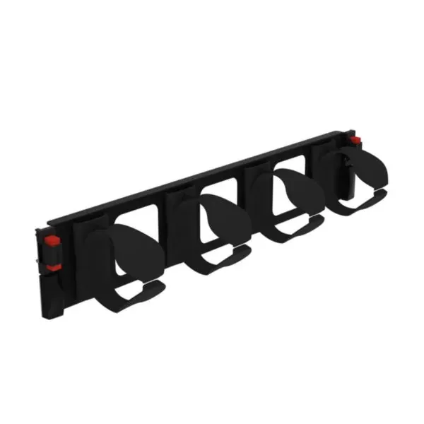 Panneau passe-fils 19″ — 2U — 2 axes — image 1