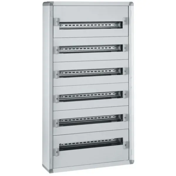 Coffret de distribution métallique XL³ 160 — 6 rangées — 144 modules — image 1